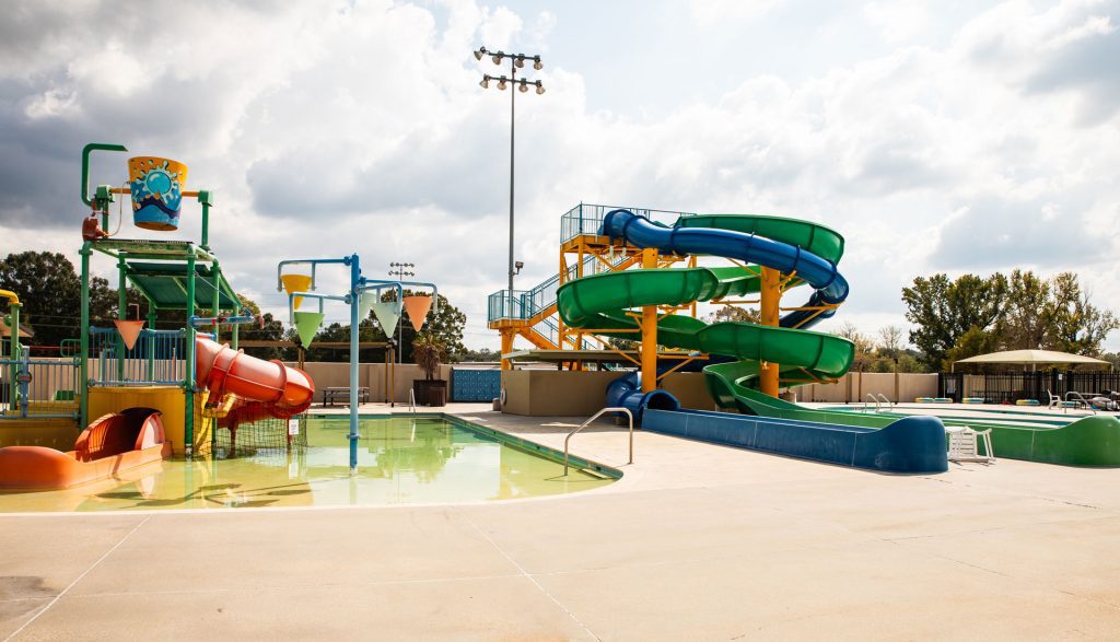 North Park Fitness and Aquatic Center slides