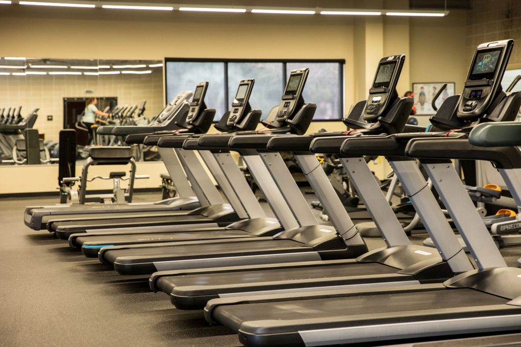 North Park Fitness and Aquatic Center treadmills