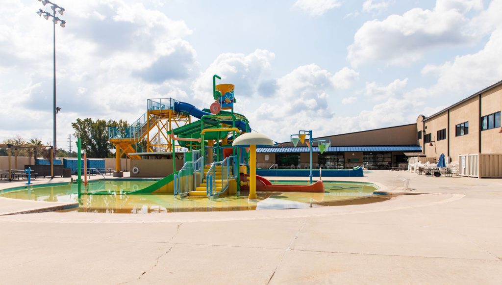 North Park Fitness and Aquatic Center outdoor water area